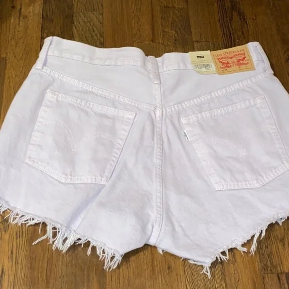 501 Levi's Lilac Purple Jean shorts - Picture 1 of 4